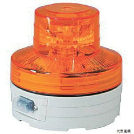 日動 NU-BY 電池式LED回転灯ニコUFO 夜間自動点灯タイプ 黄 日動工業