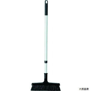 【スタンプラリー】山崎産業 C228-000N-MB-B コンドル プロテック 自由ほうき ブルロンTF-N 伸縮柄タイプ 黒