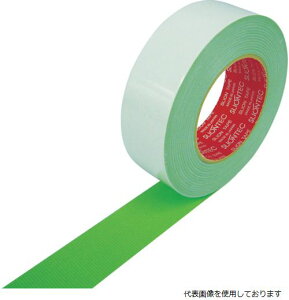 【スタンプラリー】マクセル 531005-00-40X25 SLIONTEC 工業用・プロ用両面テープ 布両面テープ カーペット固定用 1面グリーン/2面ホワイト 40mm×25m 厚さ0.26mm