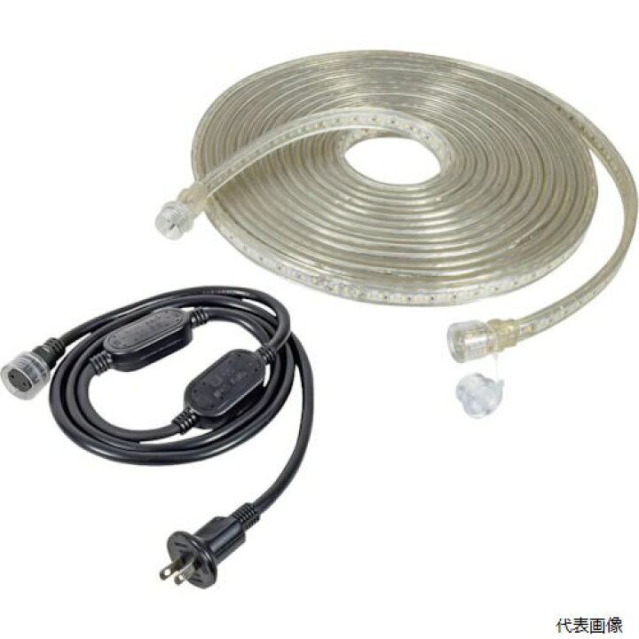 楽天市場】日動工業 LECN-R5LA-W NICHIDO LEDコネクトライン 両面発光 