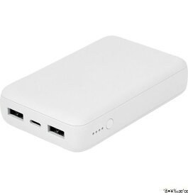 オウルテック OWL-LPB10012-RWH 小型軽量モバイルバッテリー 10000mAh