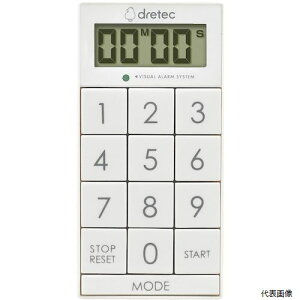 �h���e�b�N T-617WT dretec �f�W�^���^�C�}�[�u�X�����L���[�u�v �z���C�g