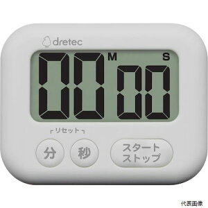 ドリテック T-614WT dretec 大画面タイマー「シャボン」 ホワイト