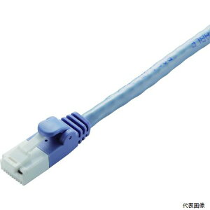 GR LD-GPT/BU10/RS ELECOM Cat6Ήc܂h~LANP[u 10m u[
