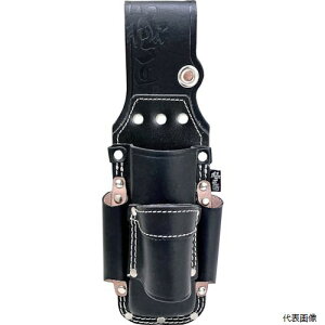 【スタンプラリー】ベストツール GK-2DBA 極匠 黒染め牛床革 板金鋏(2段)+つかみ箸差し