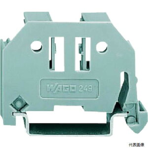 �y�X�^���v�����[�z ���S�W���p�� 249-117-TPK WAGO DIN���[���p �����^�b�`�G���h�X�g�b�v 10mm��