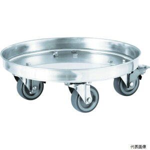 MONOVATE KM-30 タンク運搬用ステンレス台車 SSゴム車 適用サイズ30