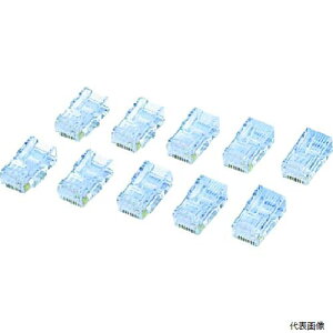 �G���R�� LD-6RJ45T10 ELECOM CAT6�Ή�RJ45�R�l�N�^ 10��