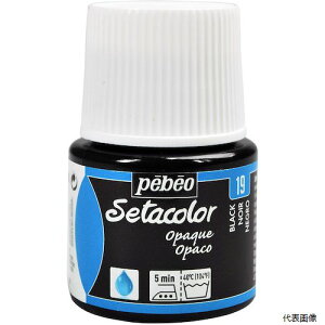 【スタンプラリー】ペベオ・ジャポン295019Pebeo布用水性アクリル絵具セタカラー不透明色45mlブラックレーキ