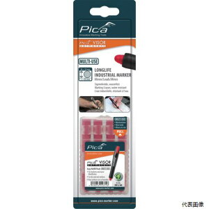 Pica Marker 99140SB03 ピカマーカー パーマネントマルチマーカー“VISOR”用替え 赤 4本入り ブリスターパック
