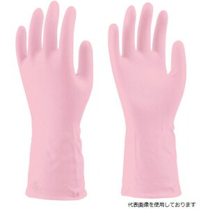 【スタンプラリー】東和 762-S ビニスター 塩化ビニール手袋 トワローブパールうす手 ピンク S