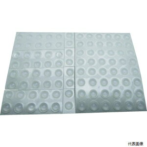 和気産業 CN-1020 WAKI 防振材(下敷きタイプ) ソフトクッション(丸型) Φ6.4×1.6mm 96個入り