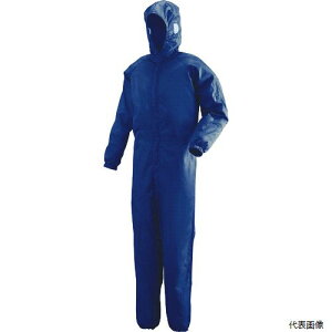 【スタンプラリー】ミドリ安全C1351N-Lフード一体型クリーンウェアネイビーL