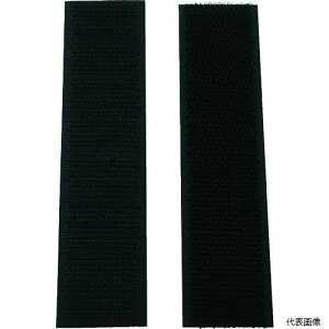 【スタンプラリー】G-307 ユタカメイク マジックテープ PP用ピタロック 25mm×100mm ブラック