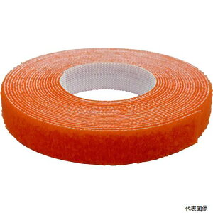 【スタンプラリー】G-826 ユタカメイク マジックテープ 超薄型マジックバンド 10mm×3m オレンジ