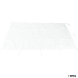 トラスコ TGFS-2 TRUSCO ガードフェンス用シート 紐付 白無地