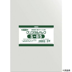 �V���W�} 6739100 S19.5-27 HEIKO OPP�� �e�[�v�Ȃ� �N���X�^���p�b�N S-B5 100������