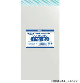 HEIKO 6741600 T12-23 OPP袋 テープ付き クリスタルパック T12-23 100枚入り シモジマ
