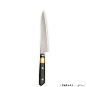誠光作 V金1号口金付ステンレスDPゴールド ペティナイフ 150mm M104 包丁 (mk-m104-150)