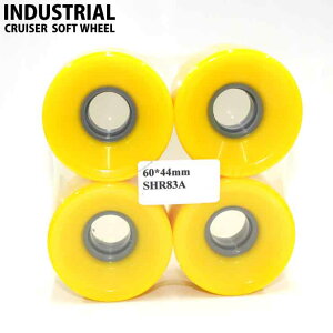 XP[g{[h \tgEB[ INDUSTRIAL 60X44mm 83A WHEEL SOLID YELyNGXgz