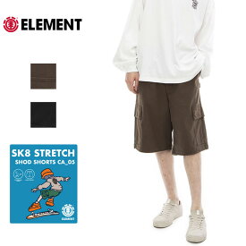 ELEMENT エレメント メンズ パンツ ショートパンツ スケート ワイドパンツ 幅広 らくちん SHOD SHORTS CA_5