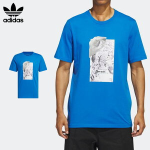 ADIDAS アディダス Tシャツ TEE 半袖Tシャツ カットソー ディル コラージュ半袖 スケードボーディング ロゴ