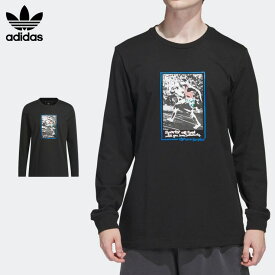 ADIDAS アディダス ロンT メンズ 長袖Tシャツ グラフィック シュムーフォイル クルーネック 服 トップス【クエストン】