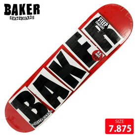 スケボー デッキ ベイカー BAKER BLAND LOGO BLK DECK 7.875 スケートボード