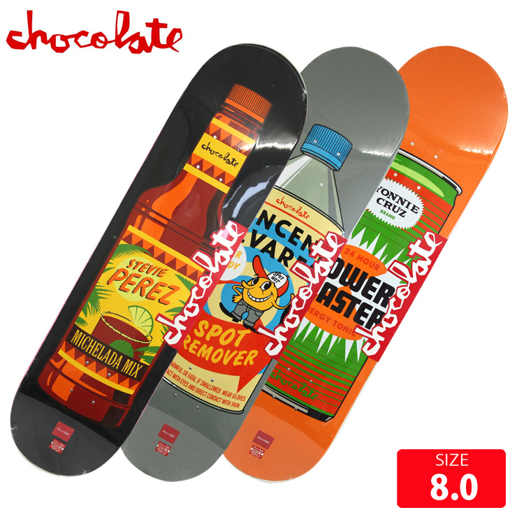 スケボー デッキ チョコレート CHOCOLATE ESSENTIALS DECK 8.0 スケートボード SK8 【クエストン】 |  QUESTONS -クエストン-