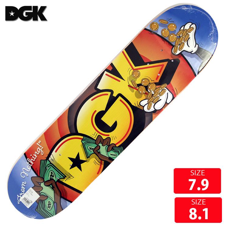 スケートボード デッキ 【DGK】 size 8.1