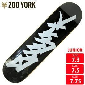 スケボーデッキ ズーヨーク ZOOYORK OG 95 Tag Black DECK 7.3 7.5 7.75 SKATEBOARD スケートボード ジュニアにもお勧め