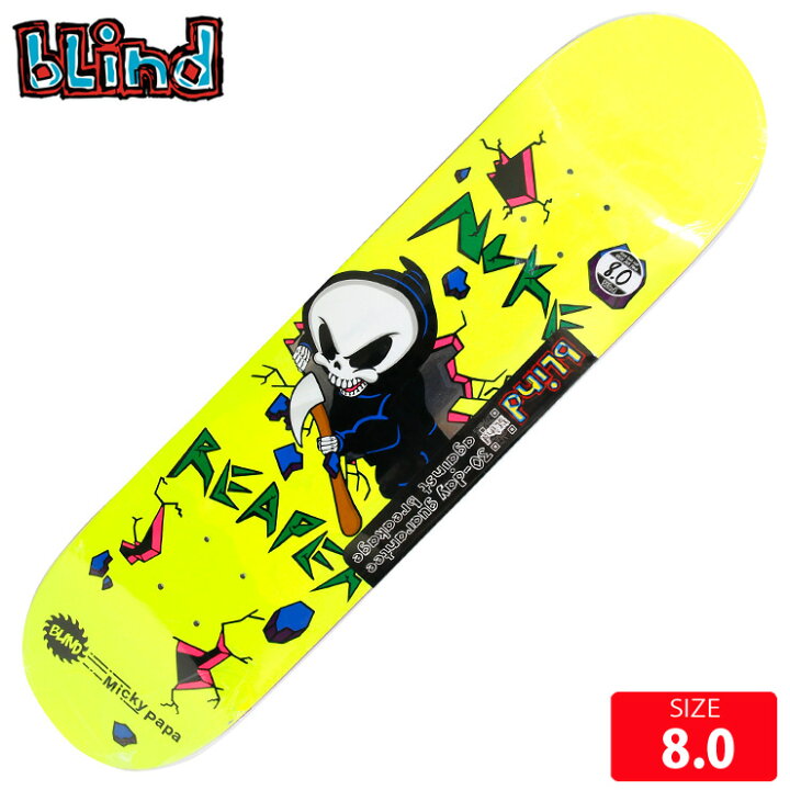 楽天市場】スケボー デッキ ブラインド BLIND Papa reper rider SUPER 