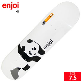 エンジョイ ジュニア デッキ ENJOI　WHITE PANDA LOGO DECK 7.5 skateboard スケートボード スケボー