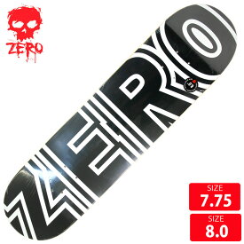 ZERO ゼロ デッキ BOLD CLASSIC BLACK DECK 7.75 8.0 スケボー スケートボード skateboard 24SP