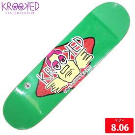 スケボー デッキ クルーキッド KROOKED TEAM ARKETYPE DECK SIZE 8.06 スケートボード SKATEBOARD クルックド 23SM