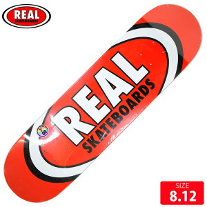 �X�P�{�[ �f�b�L ���A�� REAL CLASSIC OVAL DECK SIZE 8.12 �X�P�[�g�{�[�h SKATEBOARD