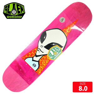 XP{[ fbL GCA [NVbv ALIEN WORKSHOP VISITOR DECK SIZE 8.0 XP[g{[h skateboard 24SP