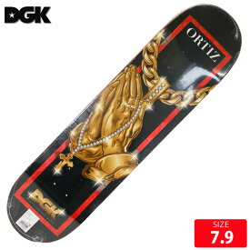 スケボー デッキ ディージーケー DGK LOGO DECK ICED CHAZ ORTIZ SIZE 7.9 skatebaord スケートボード 24SP