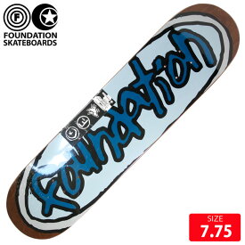スケボーデッキ ファンデーション FOUNDATION MARKER SLATE DECK SIZE 7.75 スケートボード skateboard 24SP