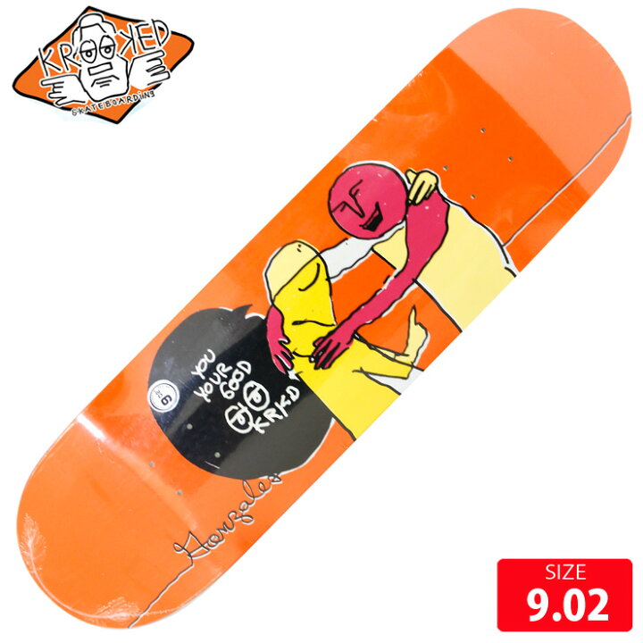 楽天市場】スケボー デッキ クルーキッド KROOKED GONZ YOUR GOOD DECK  