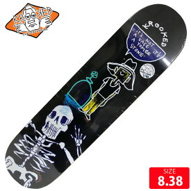 スケボー デッキ クルーキッド KROOKED MANDERSON TOMBESTONE DECK SIZE 8.38 スケートボード SKATEBOARD クルックド 24SM