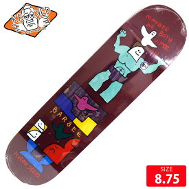 スケボー デッキ クルーキッド KROOKED BARBEE WE DECK SIZE 8.75 スケートボード SKATEBOARD クルックド 24SM