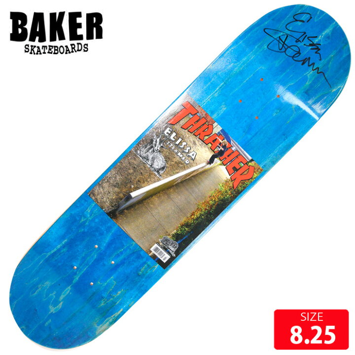 楽天市場】スケボー デッキ ベイカー BAKER ELLSA THRASHER COVER DECK 