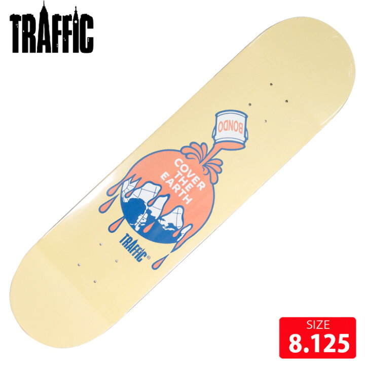 楽天市場】スケボー デッキ TRAFFIC COVER THE ERATH DECK 8.125 