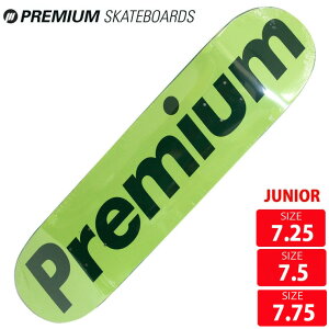 スケボー ジュニア デッキ プレミアム PREMIUM TEAM DECK PATTY GREEN MINI DECK SIZE 7.25 7.5 7.75 SKATEBOARD スケートボード 25SM