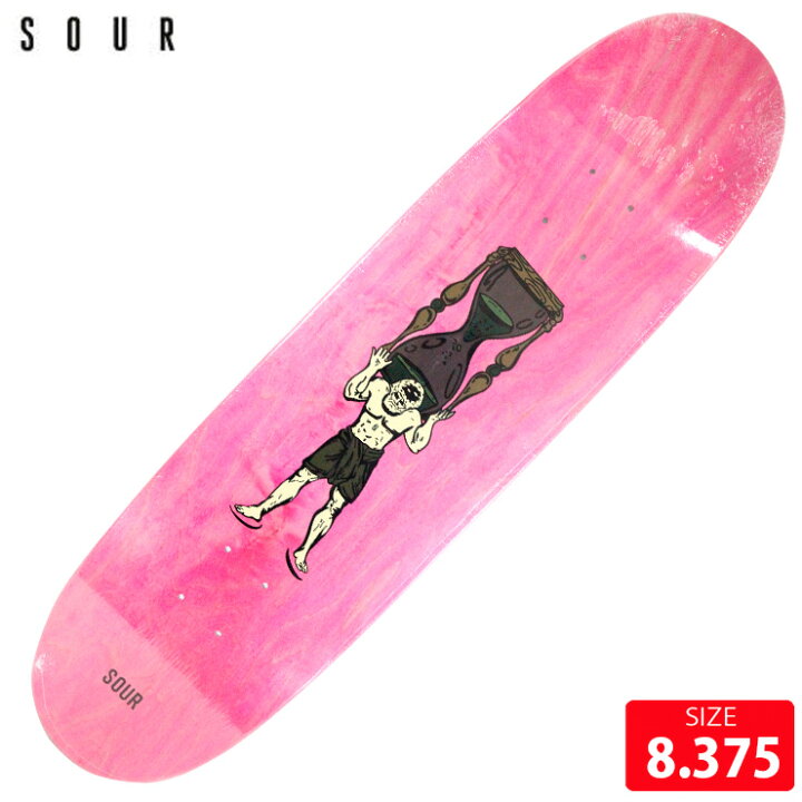 楽天市場】スケボー デッキ SOUR Strong Egg Shape Deck size 8.375 