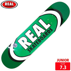 �W���j�A �X�P�{�[ �f�b�L ���A�� REAL TEAM CLASSIC OVAL DECK SIZE 7.3 �X�P�[�g�{�[�h SKATEBOARD 25SM