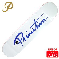 プリミティブ スケボー ジュニア デッキ PRIMITIVE NUEVO SCRIPT WT/BL DECK SIZE 7.375 スケートボード …