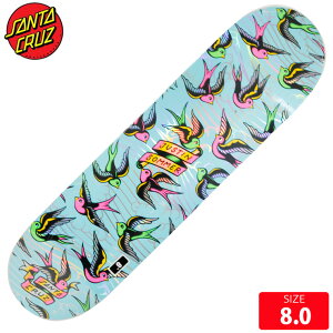 XP{[ fbL T^NY SANTA CRUZ SOMMER SPARROWS DECK 8.0 skateboard XP[g{[h 25SM
