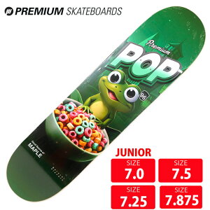�X�P�{�[ �f�b�L �v���~�A�� PREMIUM POP FROGGIE DECK SIZE 7.0 7.25 7.5 7.875 SKATEBOARD �X�P�[�g�{�[�h 26SS